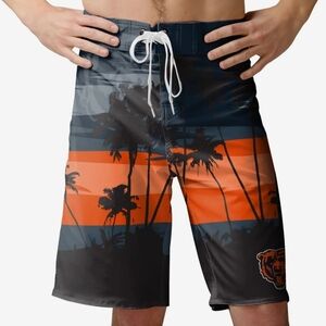 Chicago Bears Sunset Boardshorts Size Small